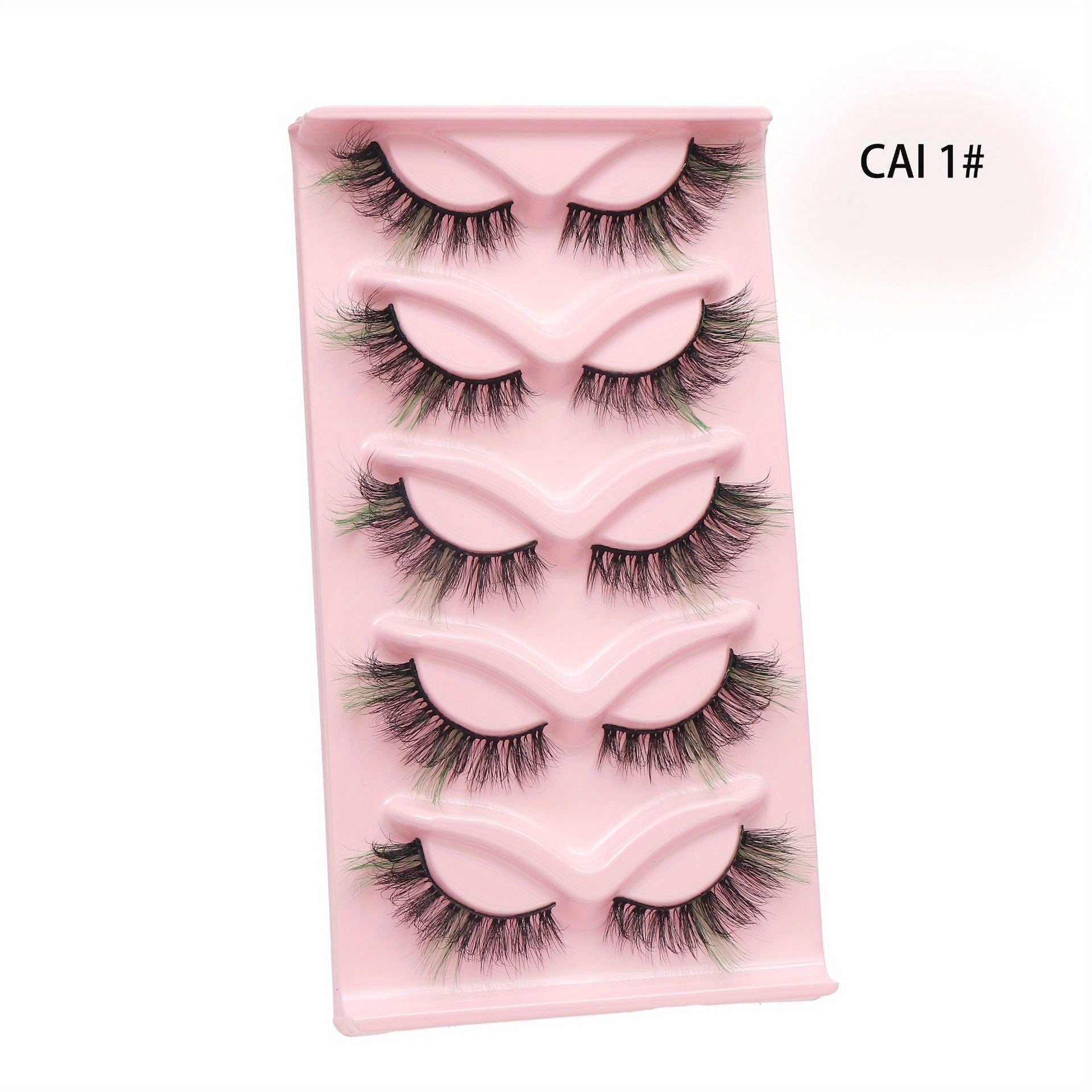 Natural Lightweight Fluffy False Eyelashes Cross Extension