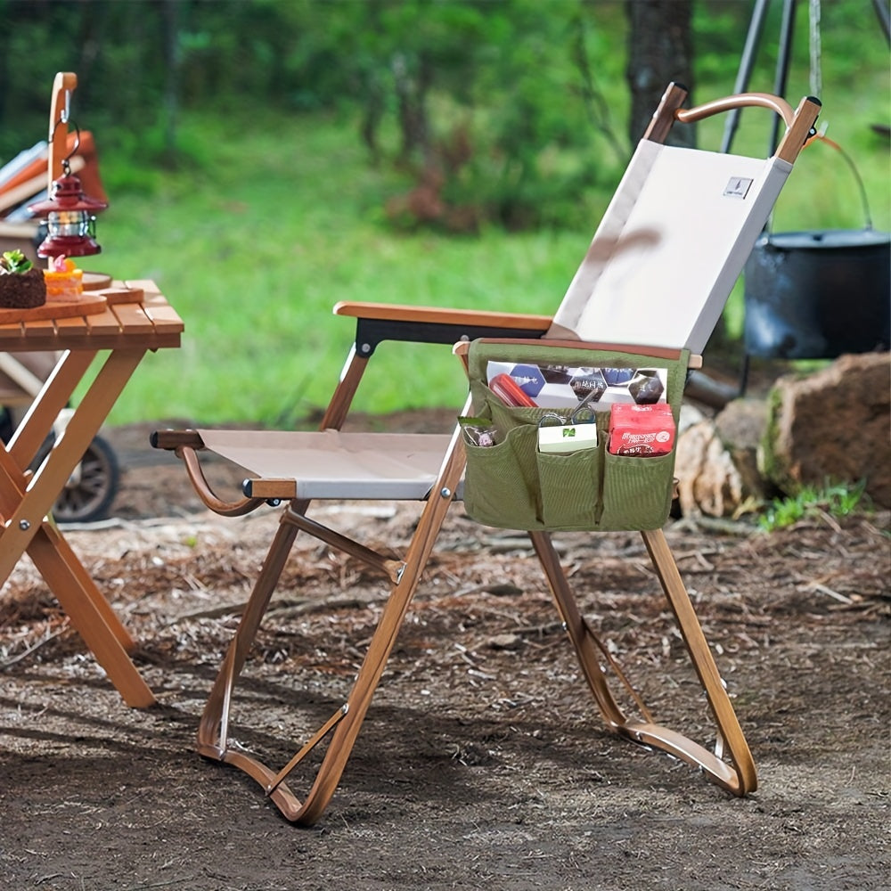 Outdoor Camping Chair Armrest Hanging Bag Portable Storage Bag