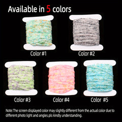 5M Rayon Chenille Yarn Fishing Fly Tying Material