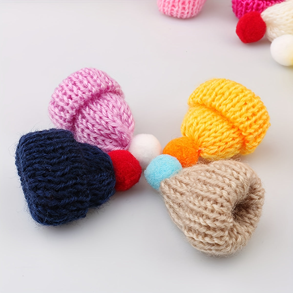1pc Mini Woolen Hat DIY Small Hat Halloween Christmas Party Decors