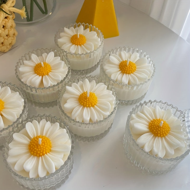 Resin Flower Molds Daisy Candle Fondant Silicone Mold