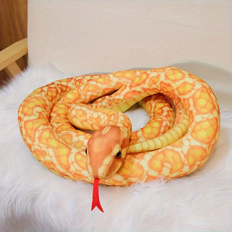Funny Cartoon Snake Plush Toy Simulation Animal Snake Doll