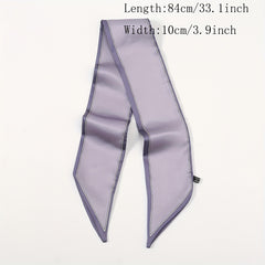 Sunproof Print Long Headband Bag Decorative Accessories Ribbon
