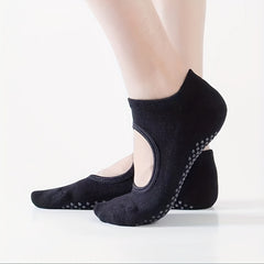 Professional Non-slip Yoga Socks for Women - Breathable Cotton Socks