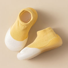 Block Floor Sock Shoes for Toddler Girls