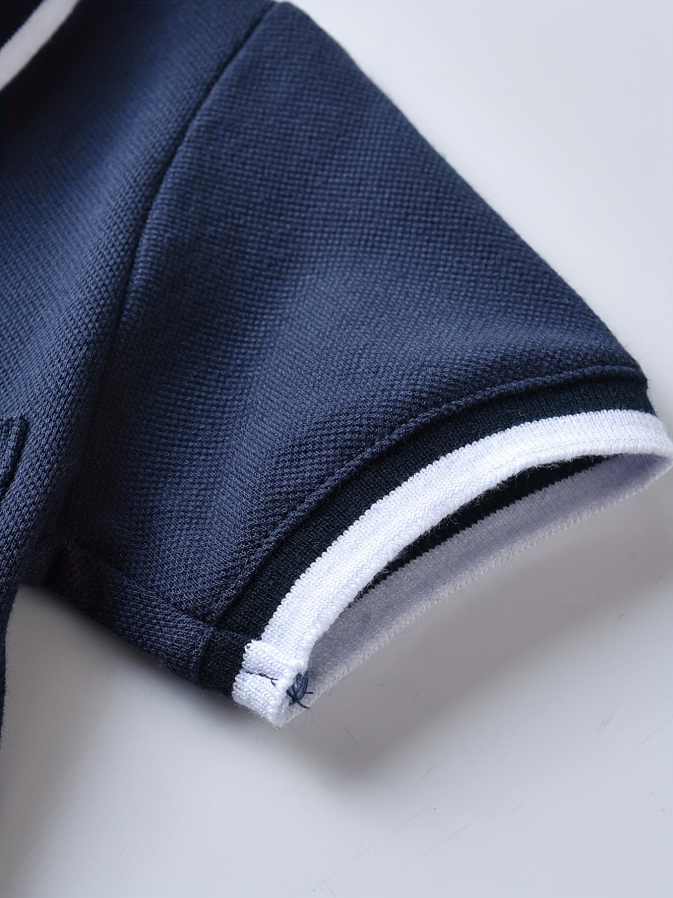 Boys Casual Polo Shirt & Shorts Set with Bow Tie