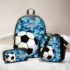 Kids Backpack Shoulder Bag Pencil Case Set for Travel Camping