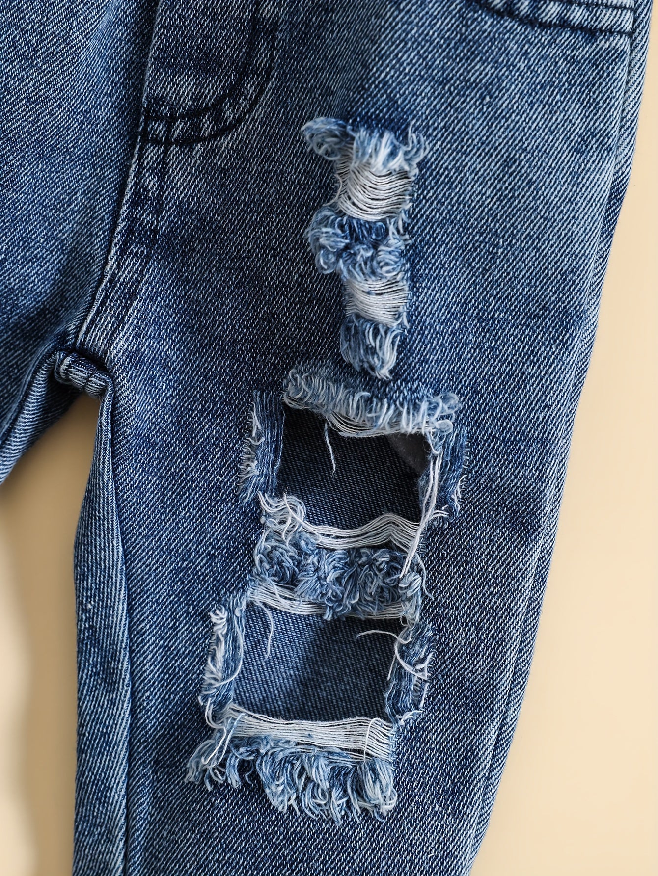 Boys Summer Casual Ripped Jeans Toddler Baby Denim Pants