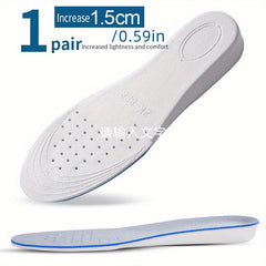 Invisible Height Increase Insoles, 1.5-3 Inch, Unisex, Breathable