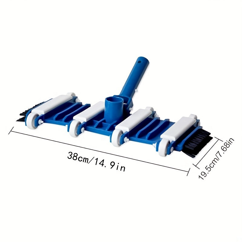 Weighted Pool Vacuum Head with Side Brushes for Swimming Pool or Hot Tub