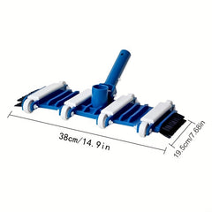 Weighted Pool Vacuum Head with Side Brushes for Swimming Pool or Hot Tub