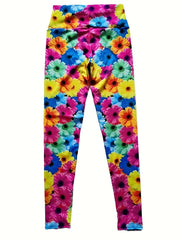 Floral Print High Waist Yoga Leggings
