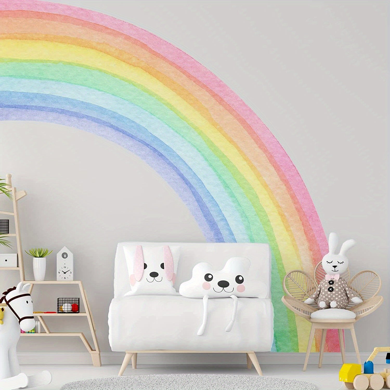 Large Rainbow Wall Sticker Bohemian Wall Decoration