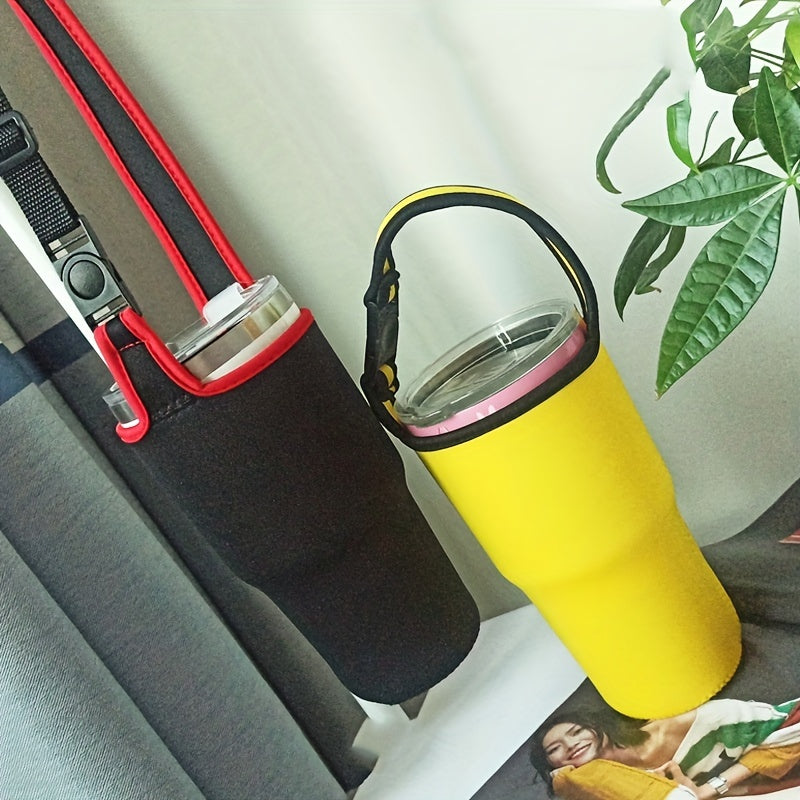 Neoprene Tumbler Carrier Cup Holder with Handle