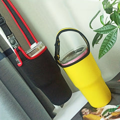 Neoprene Tumbler Carrier Cup Holder with Handle
