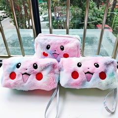 Plush Makeup Bag Soft Brush Holder Toiletry Bag Travel Pouch Gift