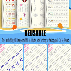 Children Copybook: Kids Writing Sticker Practice Book