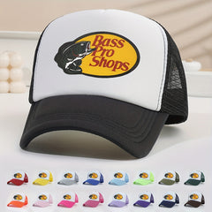 Unisex Mesh Trucker Hat Baseball Cap Fish Print Sunshade Dad Hats
