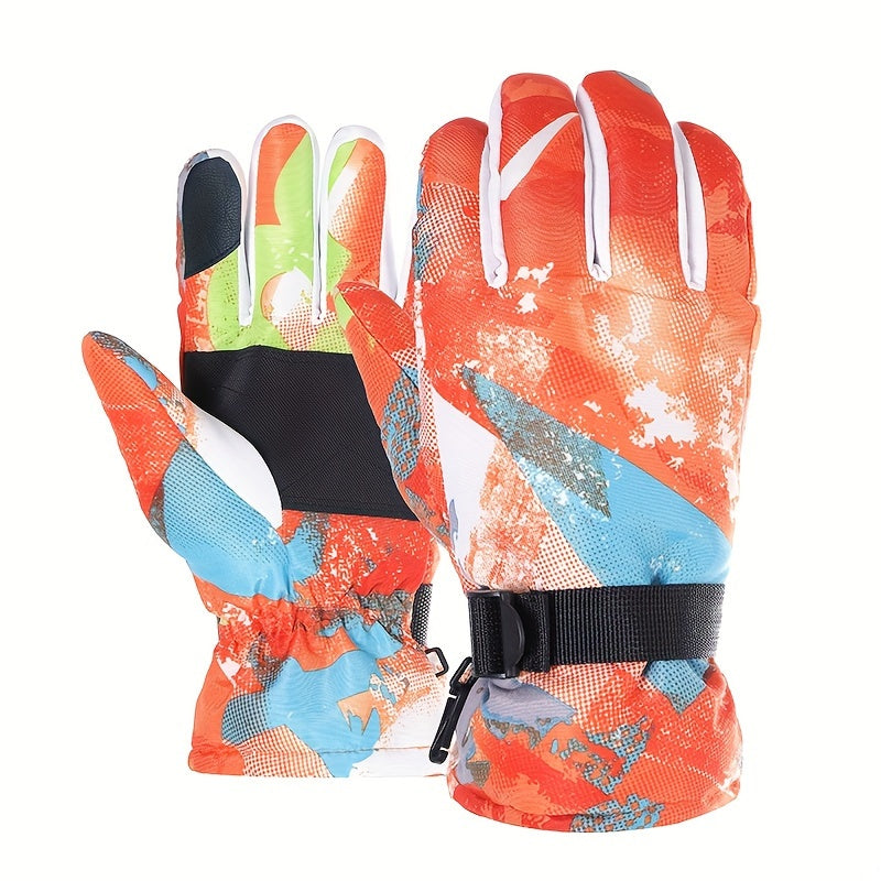 Winter Windproof Skiing Gloves Waterproof Warm Gloves