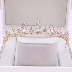 Girls Princess Crystal Tiara Crown Rhinestone Crown for Party Wedding