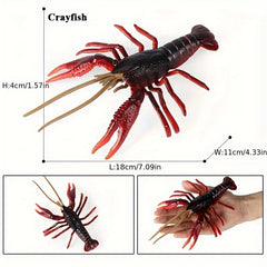 Crayfish Model Marine Underwater Animals Desktop Ornaments