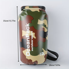 Waterproof Striped Lock Sports Shoulder Bag for Outdoor Sports