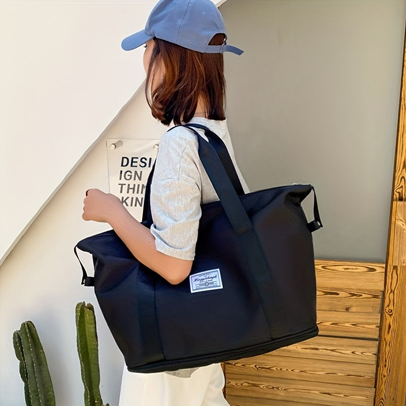 Portable Shoulder Bag Dry & Wet Separation Yoga Fitness Travel Bag