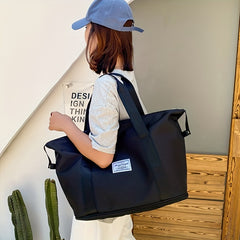 Portable Shoulder Bag Dry & Wet Separation Yoga Fitness Travel Bag