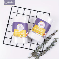 2pcs Bamboo Flushable Diaper Liners - Biodegradable Bamboo Liners