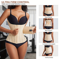 Waist Trainer Trimmer Belt Tummy Control Compression Wrap Cincher