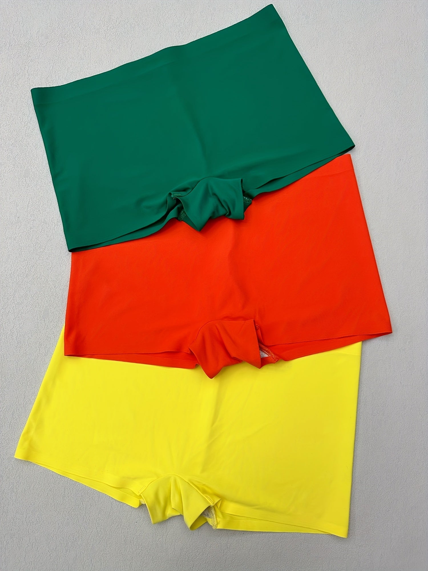 3pcs Seamless Boyshort Panties Soft & Stretchy Women's Lingerie