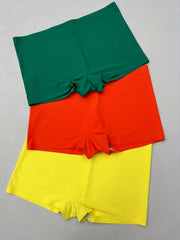 3pcs Seamless Boyshort Panties Soft & Stretchy Women's Lingerie