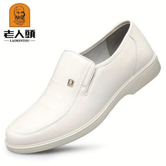 LAORENTOU Men's Leather Dress Shoes Lightweight Formal Shoes For Wedding