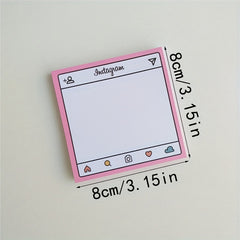 50 Sheets Pink Memo Pad Journal Decoration Paper Planner Stationery