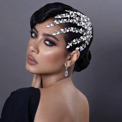 Middle Eastern Inspired Bridal Side Comb Hair Accessory