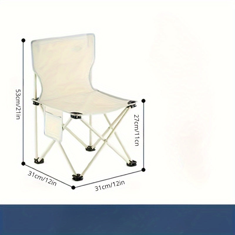 Portable Folding Chair Leisure Sketch Chair Outdoor Camping Picnic Back Chair