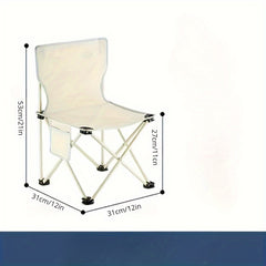 Portable Folding Chair Leisure Sketch Chair Outdoor Camping Picnic Back Chair