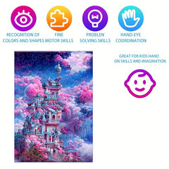 Dreamy Series Wooden Puzzles Educational Toys Holiday Party Toys Christmas