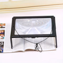 3X Large Full Page Magnifying Glass With LED Lights