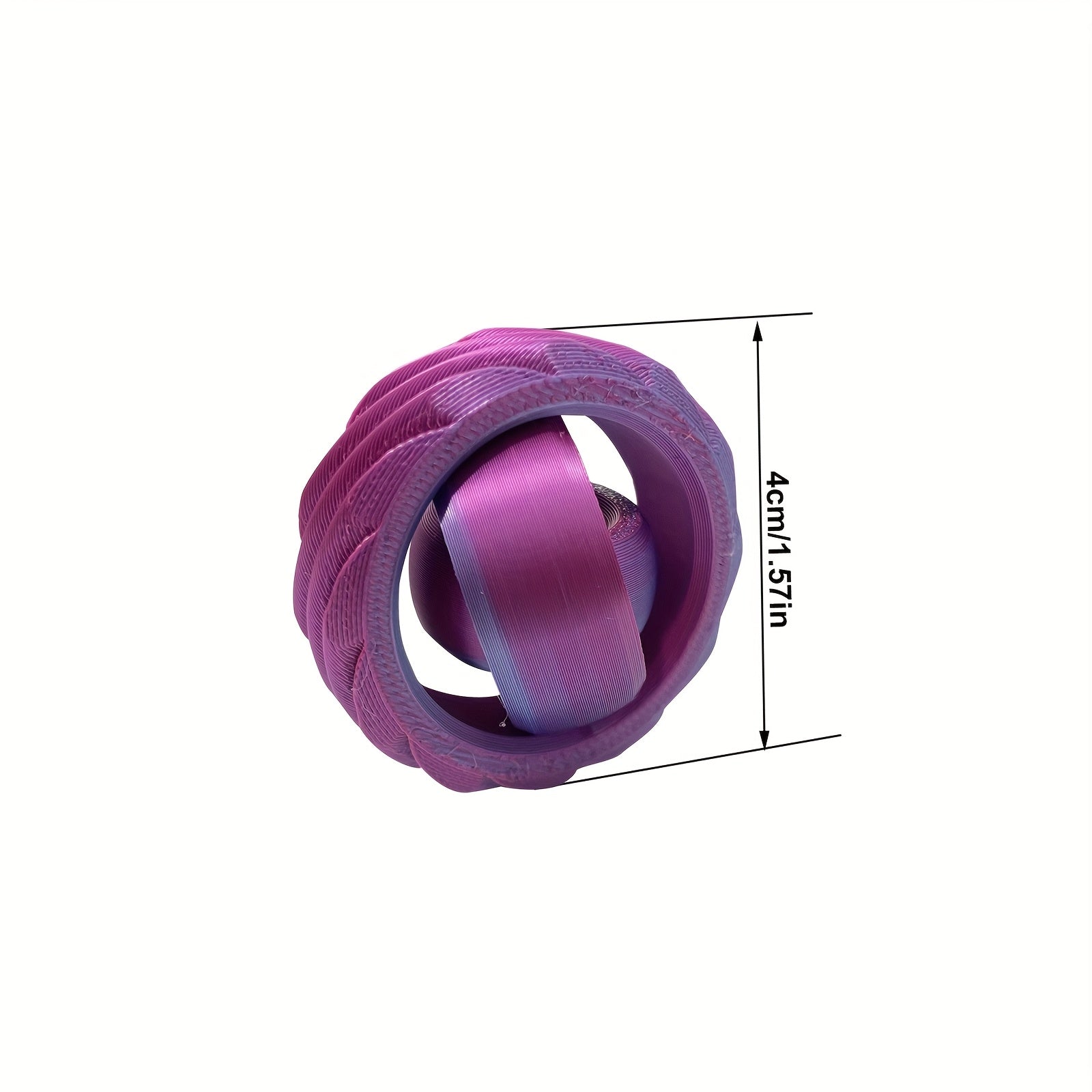 3D Printed Spinning Top Toy - Stress Reduction Tool for Desk and Home Decor