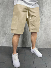 Men's Cargo Shorts with Big Pockets for Summer Wear