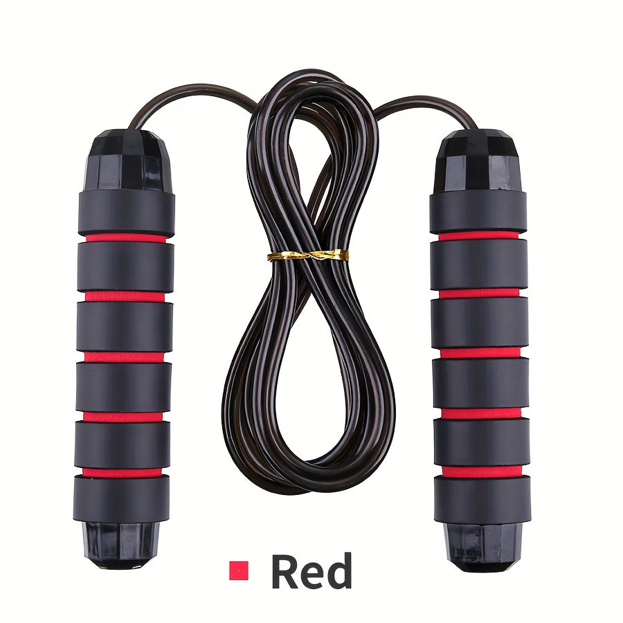 Tangle Ball Bearing Skipping Rope Memory Foam Handle Jump Rope