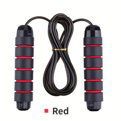 Tangle Ball Bearing Skipping Rope Memory Foam Handle Jump Rope