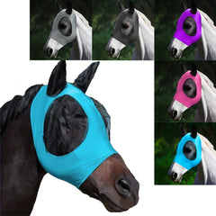 Horse Fly Mask with Ears UV Protection