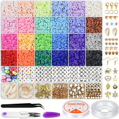 6000pcs Clay Beads Set 24 Colors Polymer Beads