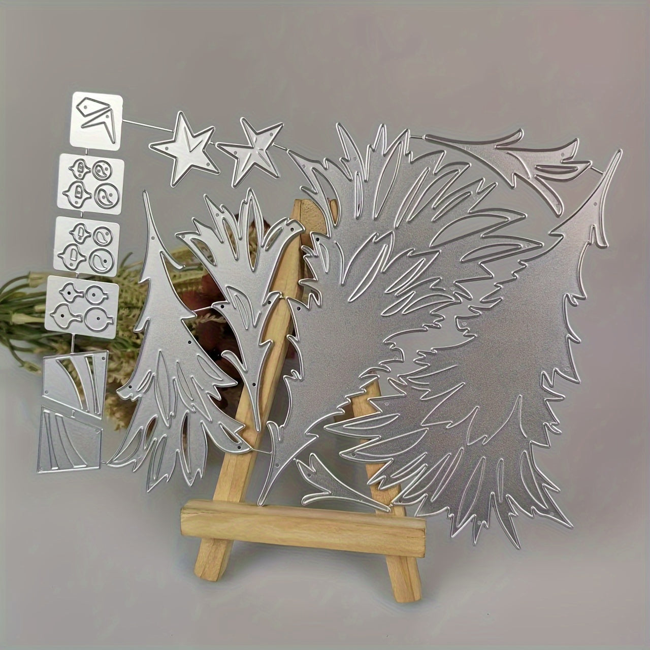 1pc Christmas Tree Metal Cutting Dies Stencil For Scrapbooking Album Cards