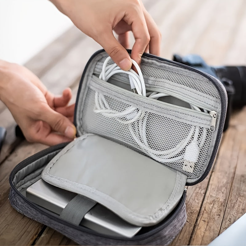 Waterproof Cable Organizer Bag for Travel Accessories