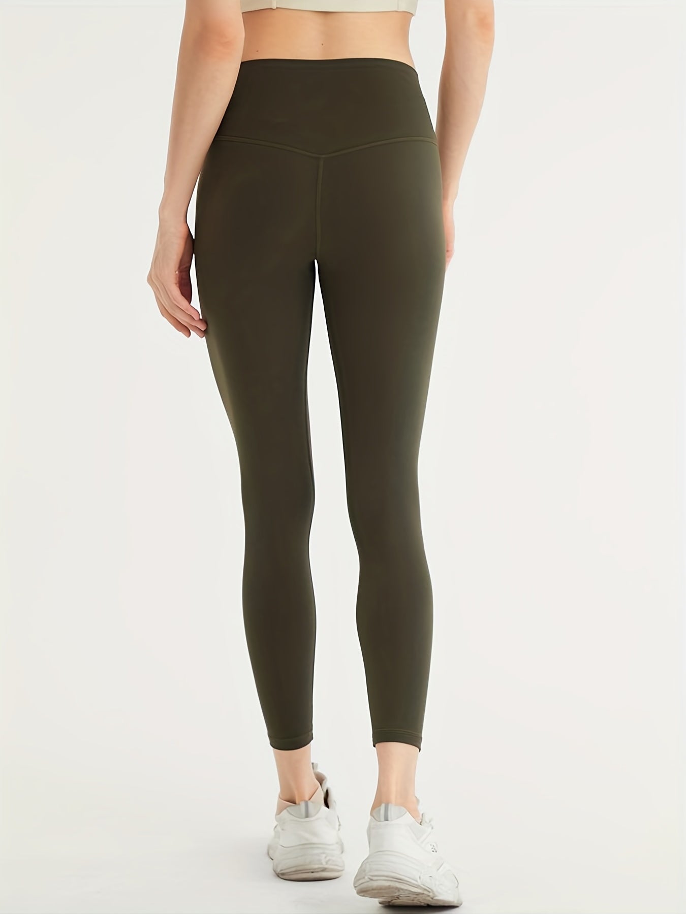 Slim Fit Yoga Pants Butt Lifting High Stretch Cropped Leggings