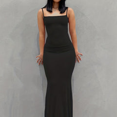 Sexy Summer Maxi Dress Stretch Cami Slim Fit