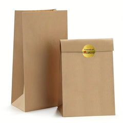 500pcs Round Golden 'Homemade With Love' Stickers Scrapbooking Stationery